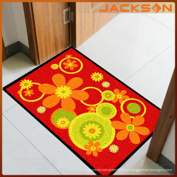 Impreso impermeable anti polvo alfombras de la puerta del piso